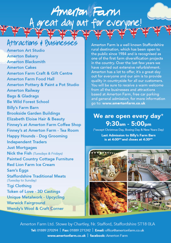 Groups & Coach Bookings Amerton Farm